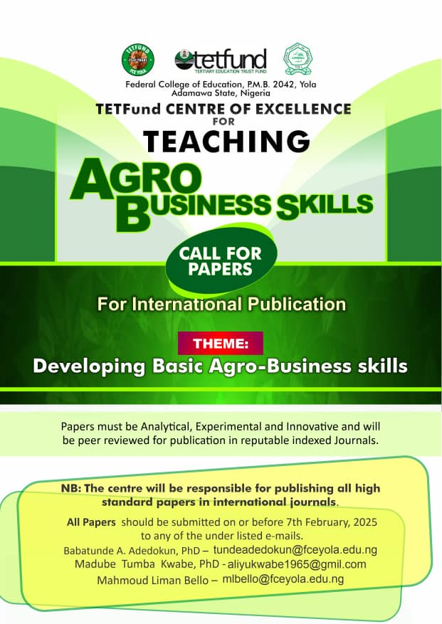 Current Call for Papers Advertisement